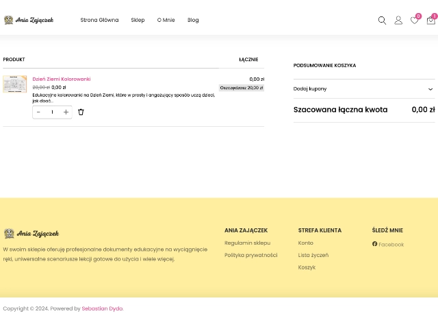 Cart and checkout
